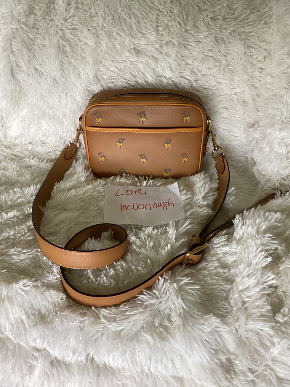 Coach Hard to find Flight bag with geese print